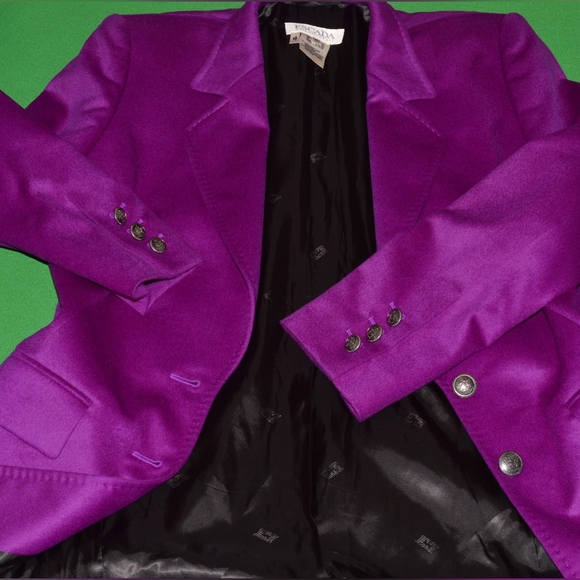 Vintage Jacket by ESCADA Margaretha Ley Early Germany Italy 1990s - Picture 10 of 13